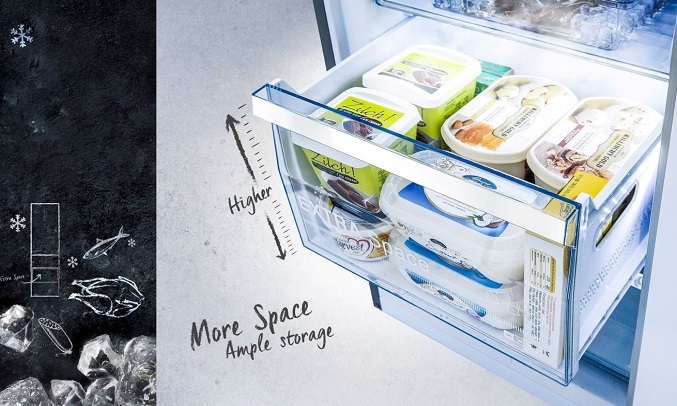 Tủ lạnh Casper Inverter 325 lít RB-365VB - Thêm không gian chứa