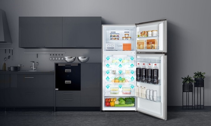 Tủ lạnh Casper Inverter 337 lít RT-368VG - Hệ thống làm lạnh đa chiều