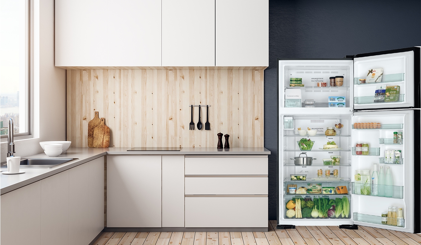 Tủ lạnh Hitachi Inverter 550 lít R-FG690PGV7X (GBK) - Hệ thống quạt kép cải tiến mới