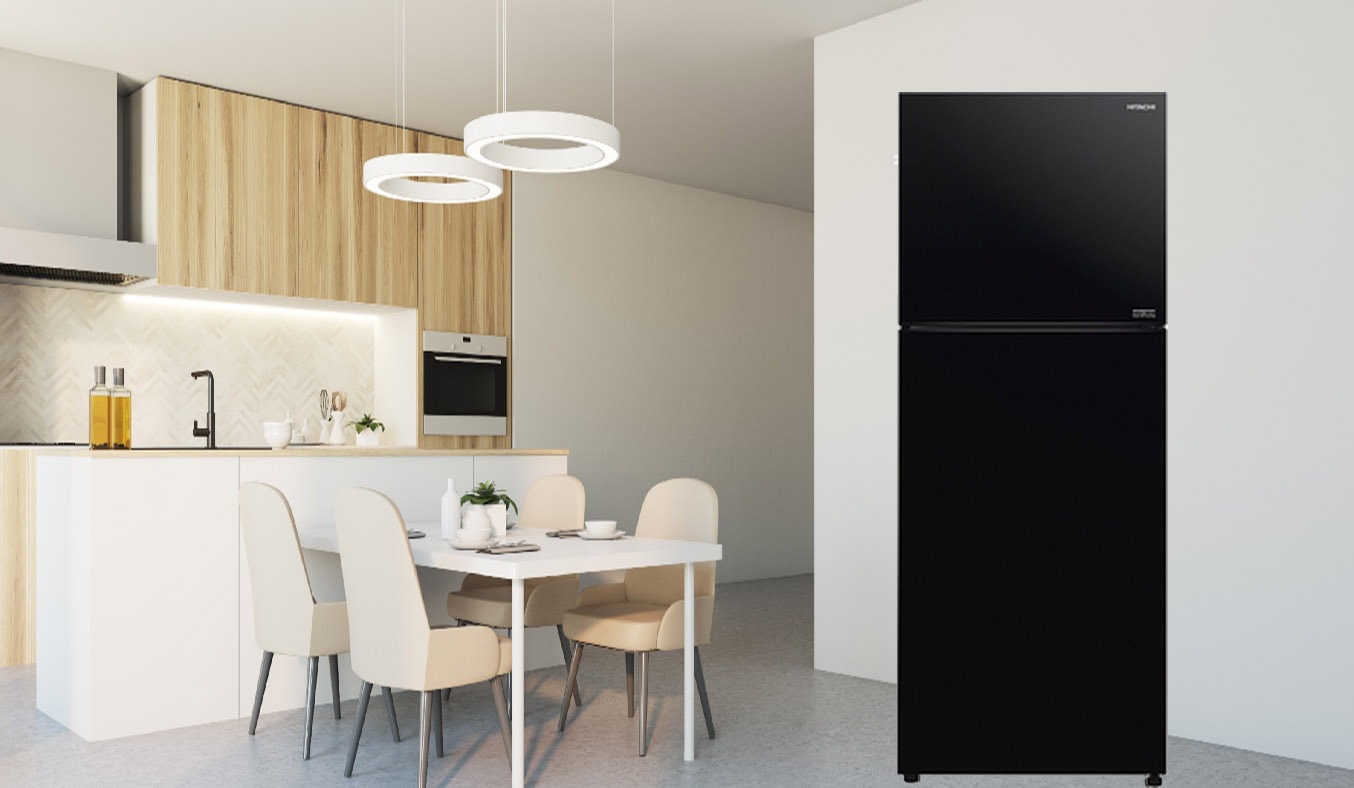 Tủ lạnh Hitachi Inverter 349 lít R-FVY480PGV0 (GBK) - Thiết kế sang trọng