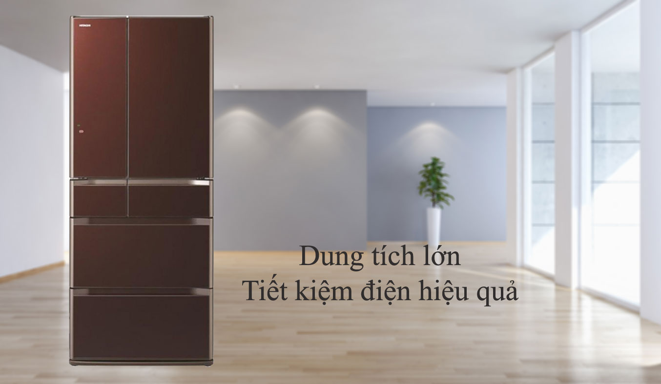 Tủ lạnh Hitachi R-E6200V 657 lít 6 cửa