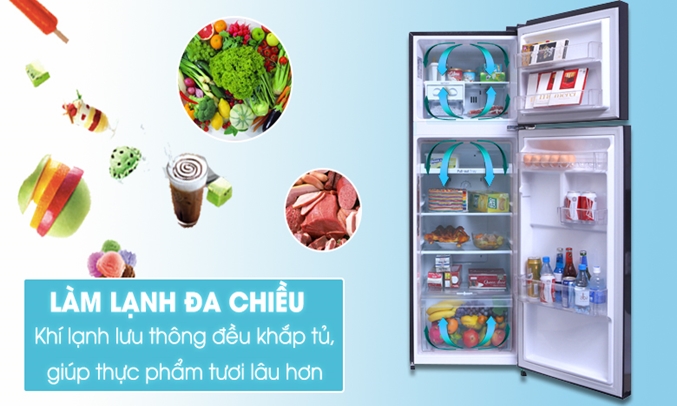 Tủ lạnh LG 208 lít GN-L208PN giúp thực phẩm luôn tươi ngon