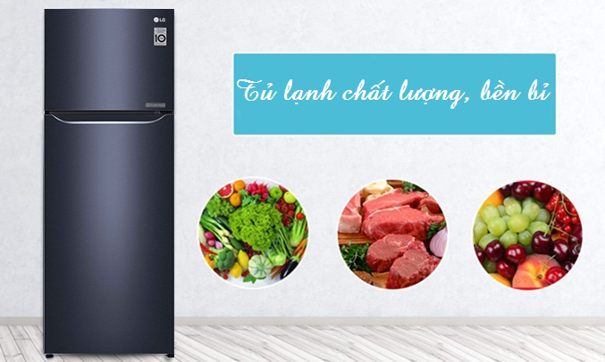 Tủ lạnh LG 208 lít GN-L208PN bền bỉ, chất lượng