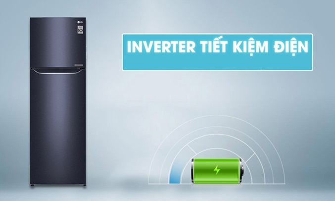 Tủ lạnh LG 255 lít GN-L255PN tiết kiệm điện, tiết kiệm chi phí sinh hoạt