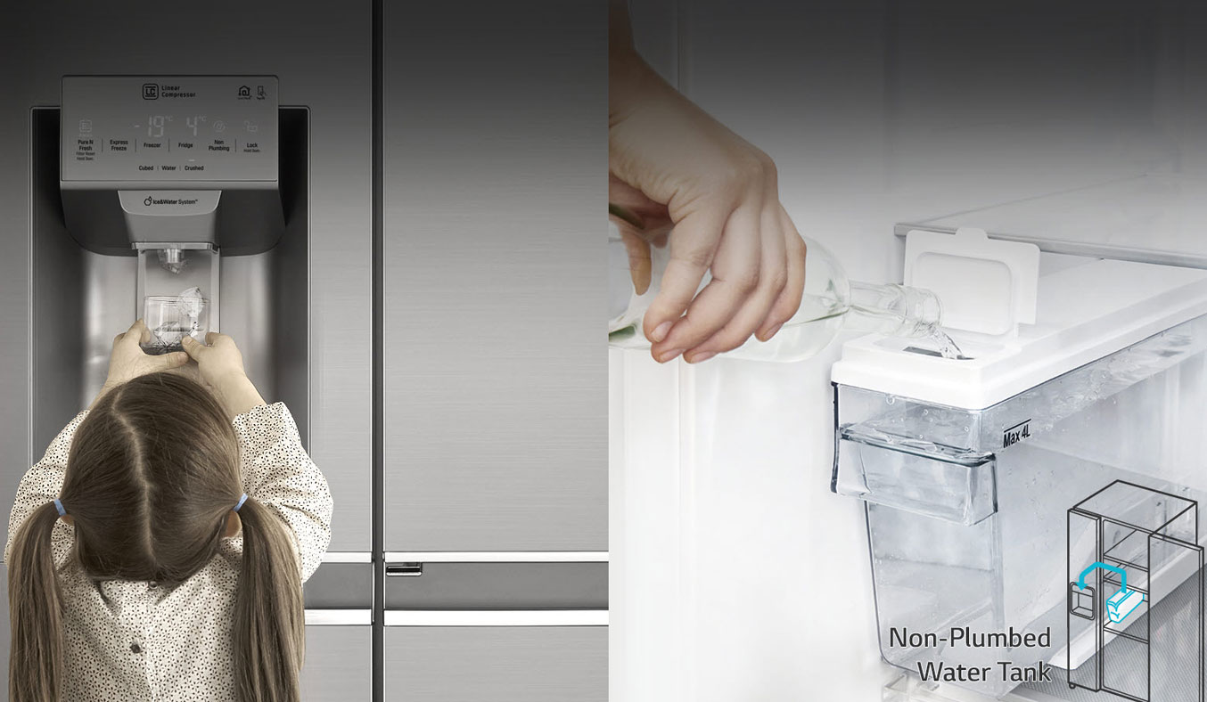 Tủ lạnh loại nào tốt? Tủ lạnh LG GR-D247JS 601 lít thiết kế hiện đại