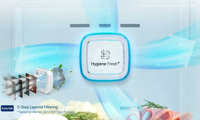 Tủ lạnh LG 626 lít GR-R247LGB có hiệu suất làm lạnh tối ưu, vận hành êm ái 