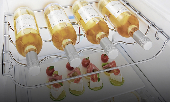 Tủ lạnh LG GR-Q247JS có giá đựng rượu