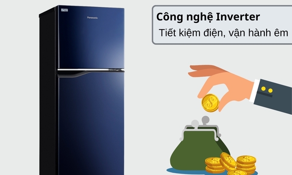 Tủ lạnh Panasonic Inverter 188 lít NR-BA229PAVN Cảm biến Econavi kết hợp Inverter