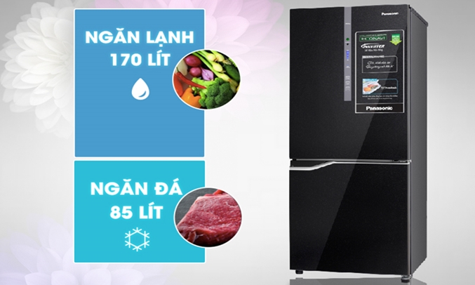 Tủ lạnh Panasonic 255 lít NR-BV288GKVN dung tích 255 lít