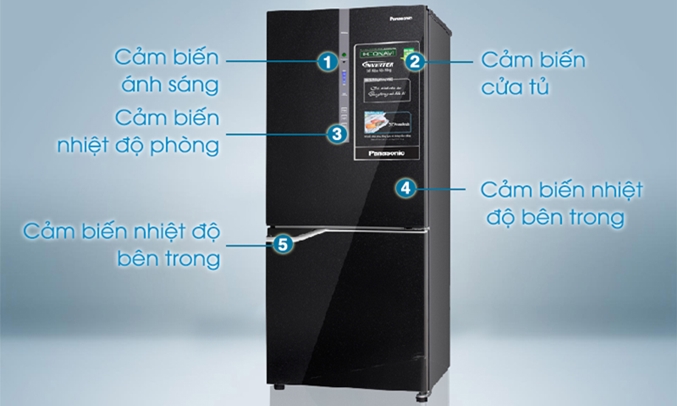 Tủ lạnh Panasonic 255 lít NR-BV288GKVN tiết kiệm điện năng tối ưu