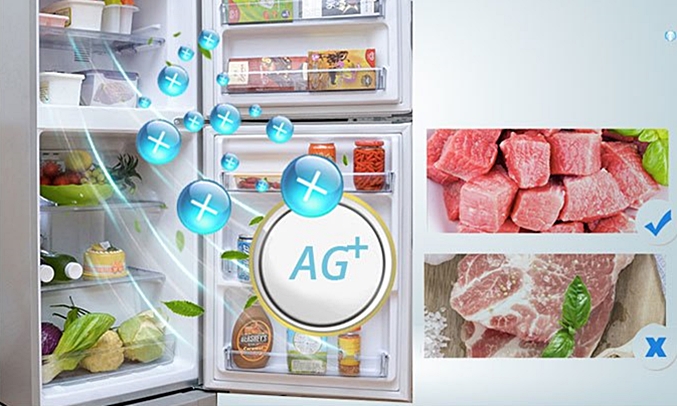 Tủ lạnh Panasonic NR-BJ178SSVN kháng khuẩn khử mùi hôi hiệu quả