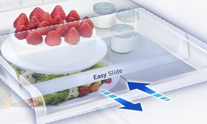 Tủ lạnh Samsung Inverter 236 lít RT22M4033S8/SV - Khay kéo Easy Slide