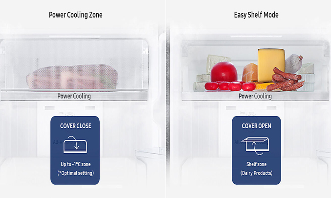 Tủ lạnh Samsung Inverter 256 lít RT25M4033UT/SV làm lạnh đa chiều