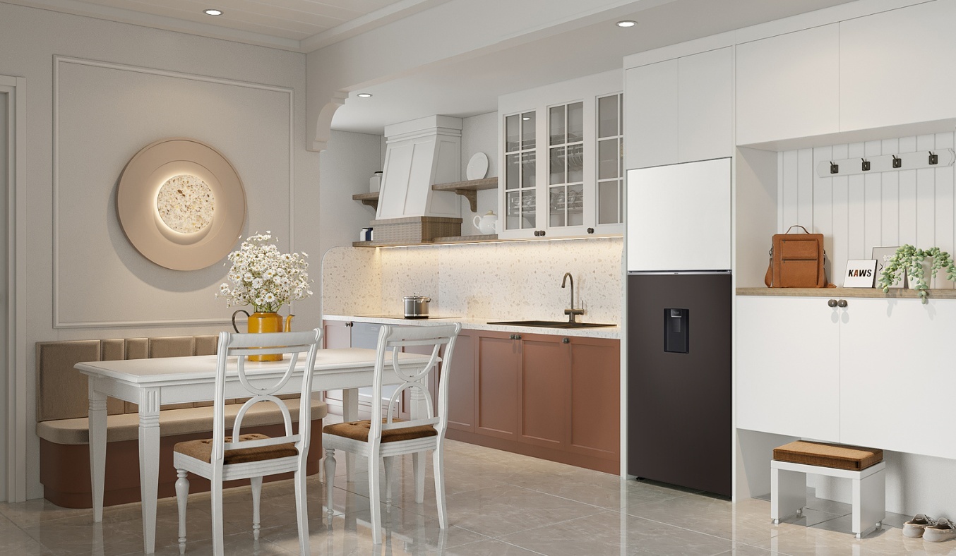 Tủ lạnh Samsung Inverter RT42CB6784C3SV - Thiết kế sang trọng