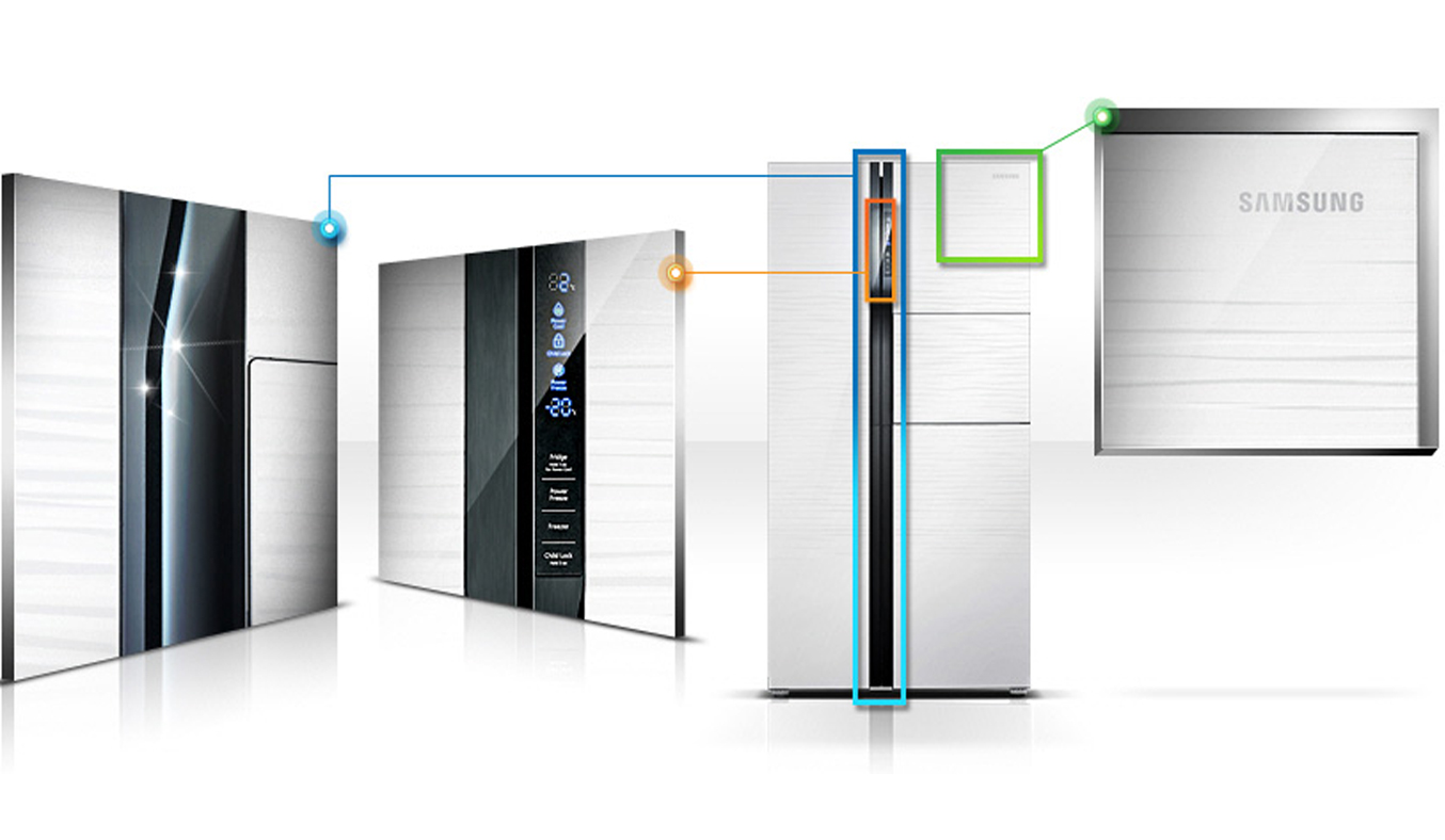 Tủ lạnh Samsung RS554NRUA1J dung tích lớn