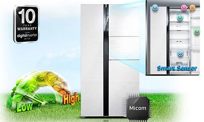 Tủ lạnh Samsung RS554NRUA1J tiết kiệm