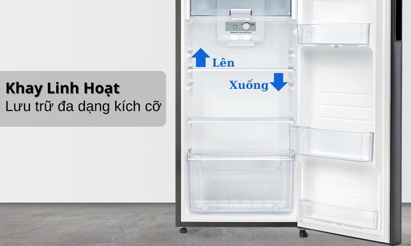 Tủ lạnh Sharp Inverter 224 lít SJ-X252AE-SL Bảng điều khiển cảm ứng