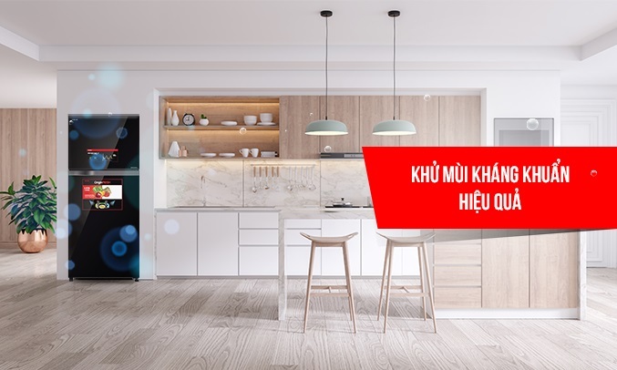 Tủ lạnh Toshiba Inverter 359 lít GR-AG41VPDZ (XK1) - Tủ lạnh Toshiba khử mùi kháng khuẩn hiệu quả