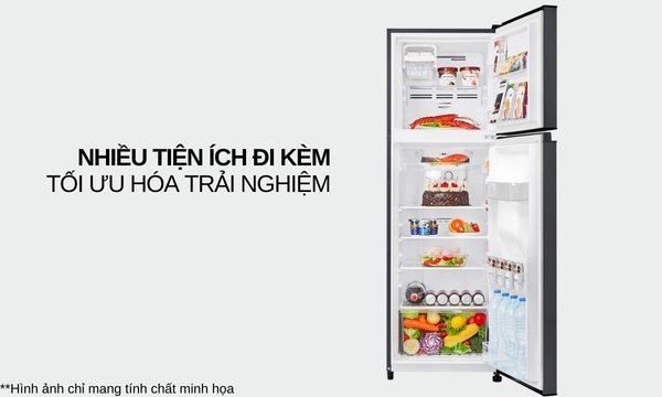 Tủ lạnh Toshiba Inverter 249 lít GR-RT325WE-PMV(06)-MG - Nhiều tiện ích khác đi kèm
