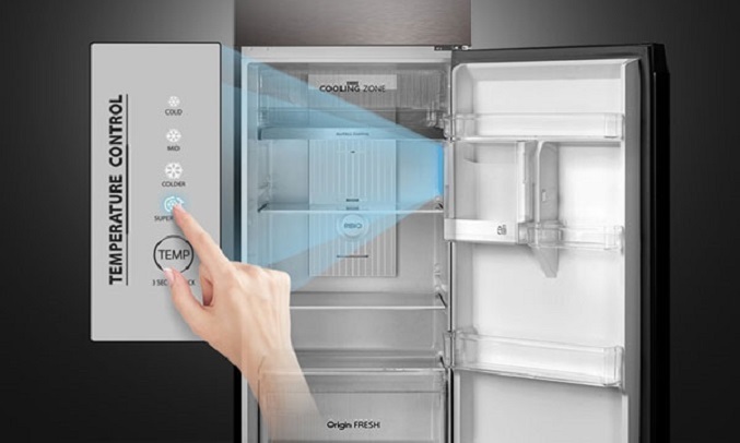 Tủ lạnh Toshiba Inverter 338 lít GR-RT440WE-PMV(06)-MG - Bảng điều khiển