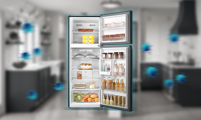 Tủ lạnh Toshiba Inverter 338 lít GR-RT440WE-PMV(06)-MG khử mùi diệt khuẩn PureBio