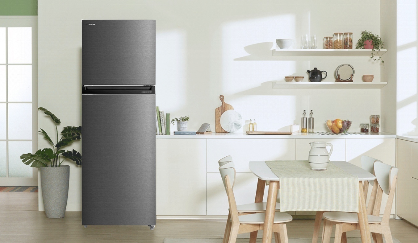 Tủ lạnh Toshiba Inverter 338 lít GR-RT468WE-PMV(58)-MM - Thiết kế sang trọng