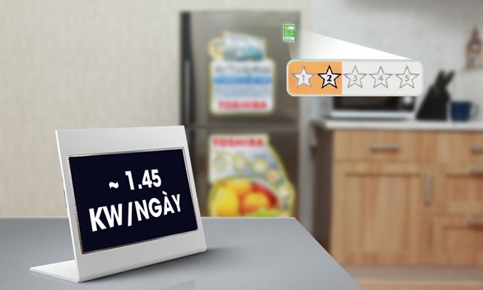 ủ lạnh Toshiba GR-S19VPP tiết kiệm điện