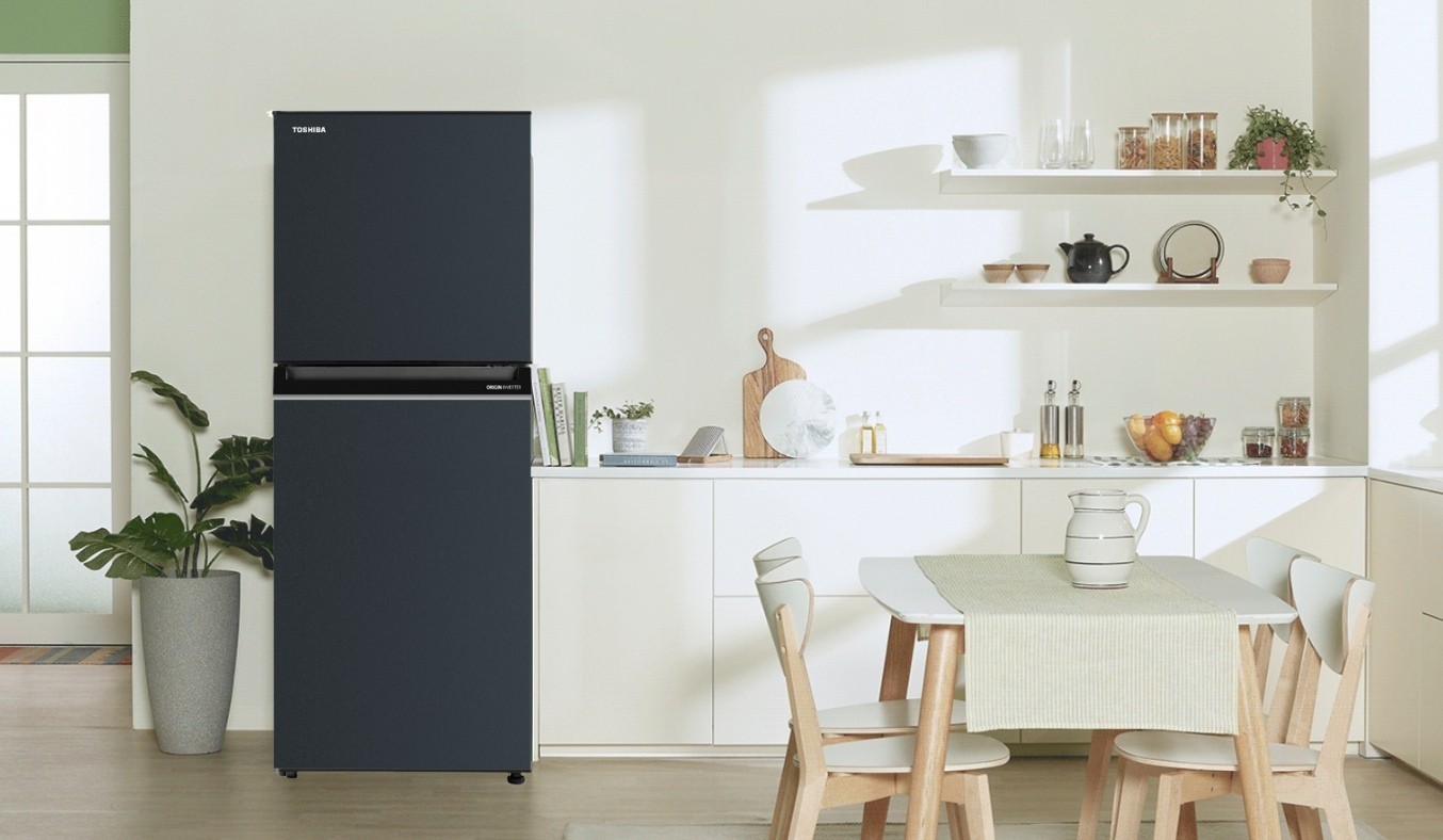 Tủ lạnh Toshiba Inverter 194 lít GR-RT252WE-PMV(52) - Thiết kế sang trọng