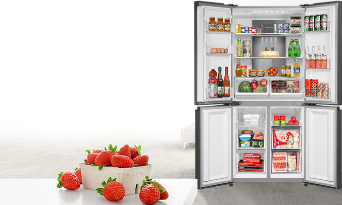 Tủ lạnh Aqua 505 lít AQR-IG595AM (GB) đảm bảo thực phẩm tươi