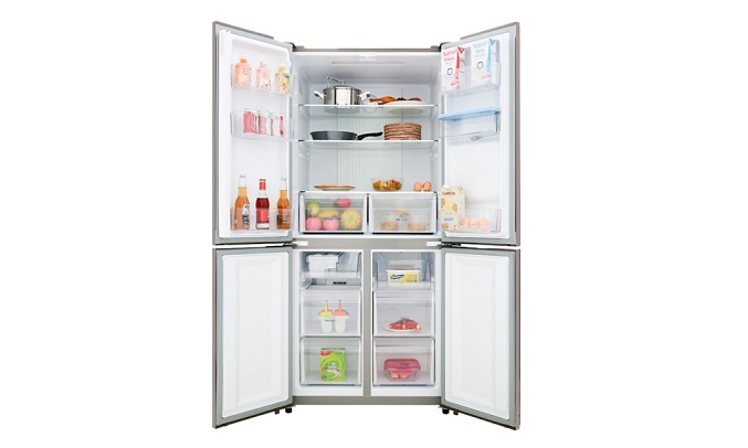 Tủ lạnh Aqua Inverter 456 lít AQR-IGW525EM (GP) Khay kính chịu lực an toàn và bền bỉ