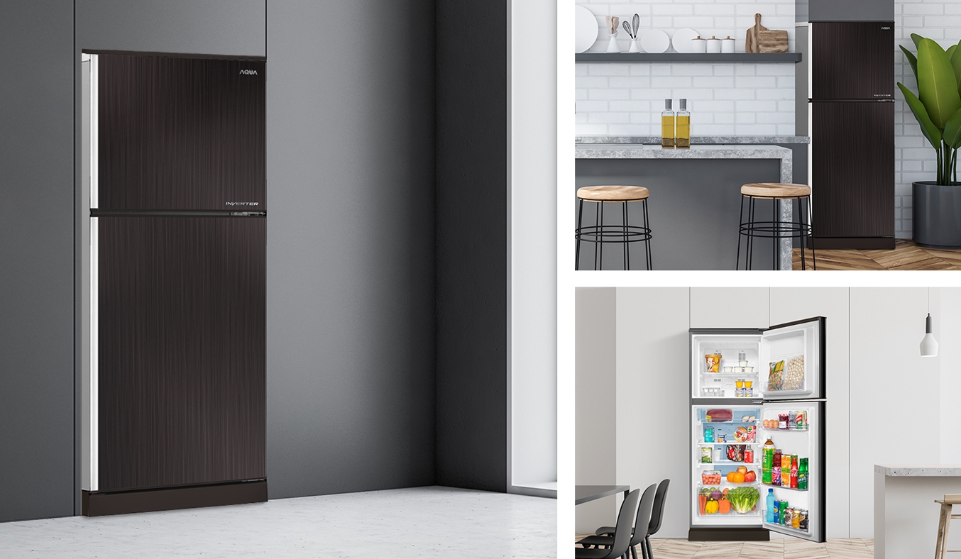 Tủ lạnh Aqua 204L AQR-I227BN (DC)