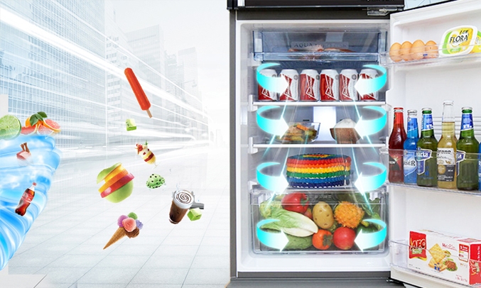 Tủ lạnh Aqua 204L AQR-I227BN (DC)