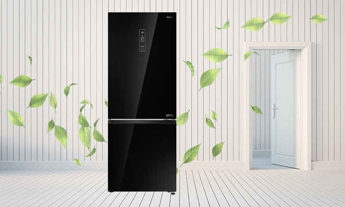Tủ lạnh Aqua Inverter 317 lít AQR-IG338EB (GB) tiết kiệm điện