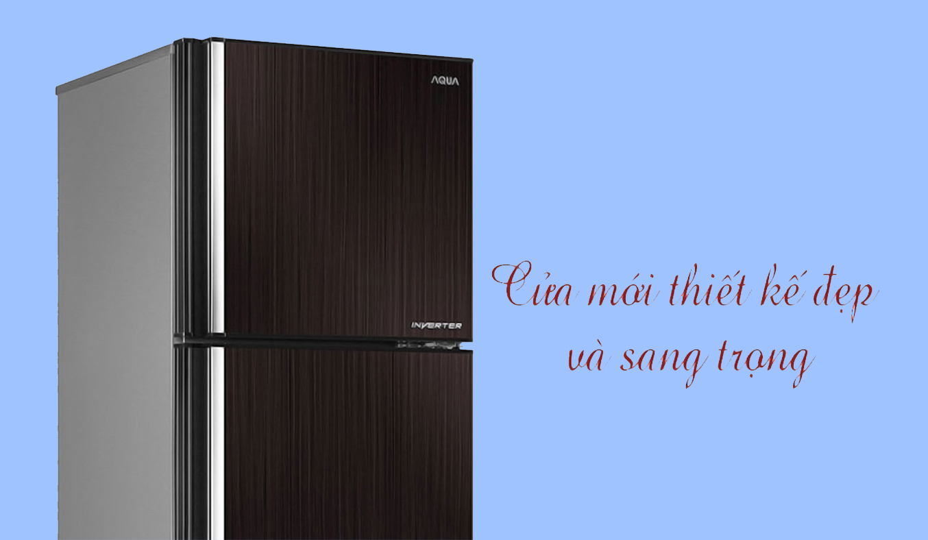  Tủ lạnh Aqua AQR-I226BN 204 lít hiện đại