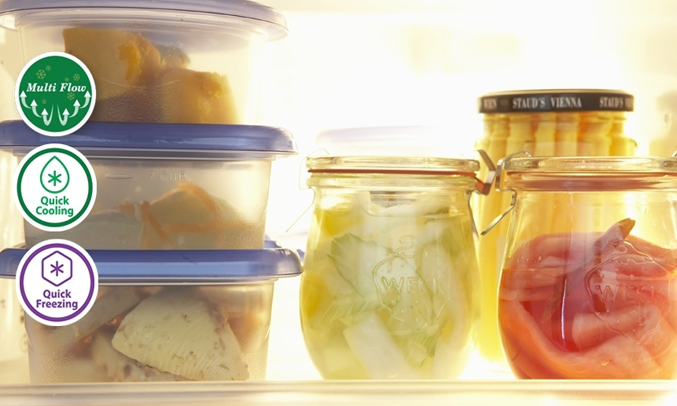 Tủ lạnh Aqua Inverter 456 lít AQR-IG525AM (GS) được áp dụng luồng không khí lạnh đa chiều