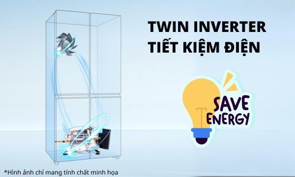 Tủ lạnh Aqua Inverter 469 lít AQR-M536XA(WGB)