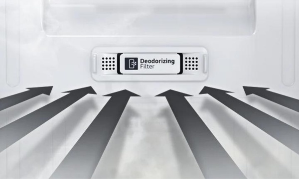 Tủ lạnh Samsung Inverter 236 lít RT22M4040DX/SV - Hệ thống lọc than hoạt tính