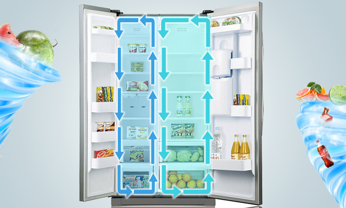 Tủ lạnh Samsung áp dụng công nghệ làm lạnh đa chiều