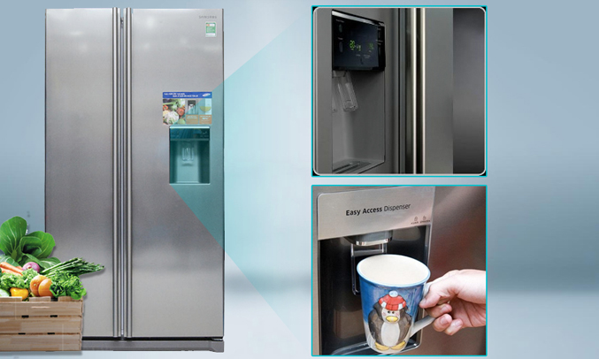Tủ lạnh Samsung RSA1WTSL1 520 lít có thiết kế ngăn Home Bar