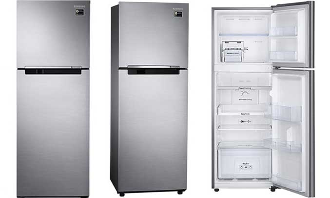 Tủ lạnh Samsung Inverter 256 lít RT25M4033S8/SV có thiết kế 2 cửa đơn giản