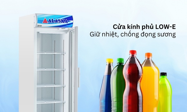 Tủ mát Alaska Inverter 342 lít LC-633HI kính LOW-E giữ nhiệt