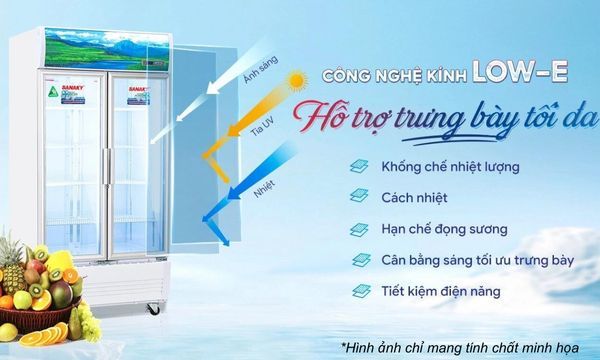 Tủ mát Sanaky 1100 lít VH-1209HP3 kính LOW-E giữ nhiệt