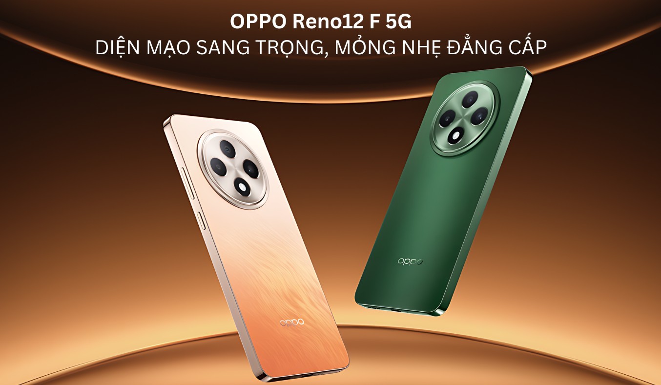 Điện thoại OPPO Reno11 F 5G - Siêu mỏng nhẹ, thiết kế cong 3D