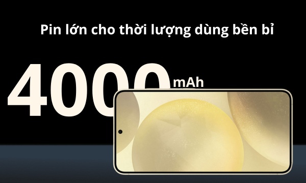 Điện thoại Samsung Galaxy S24 - Viên pin lớn