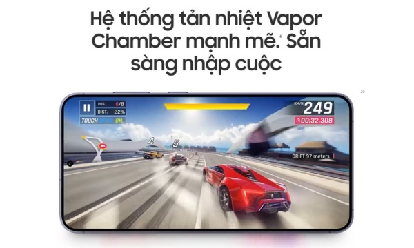 Điện thoại Samsung Galaxy S24 - Hệ thống tản nhiệt Vapor Chamber