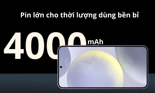Điện thoại Samsung Galaxy S24 - Viên pin lớn