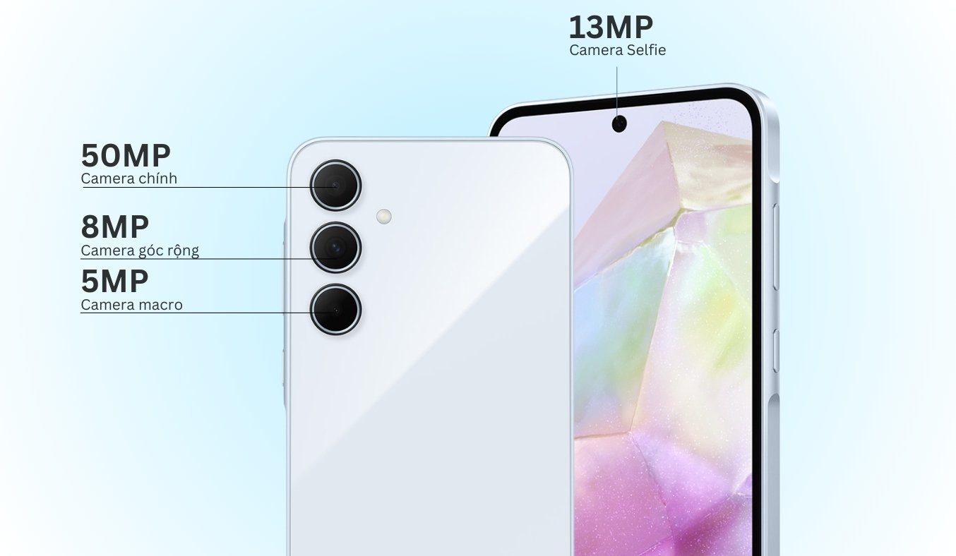 Điện thoại Samsung A35 5G camera chụp hình tốt