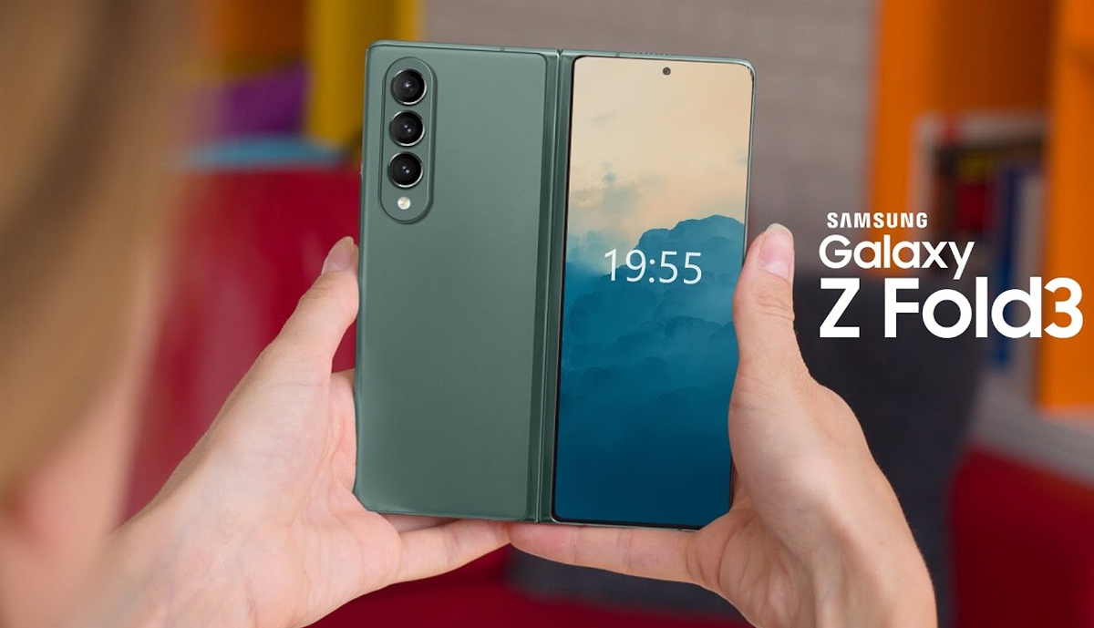 Điện thoại Samsung Galaxy Z Fold 3 5G 256GB Xanh Lá -