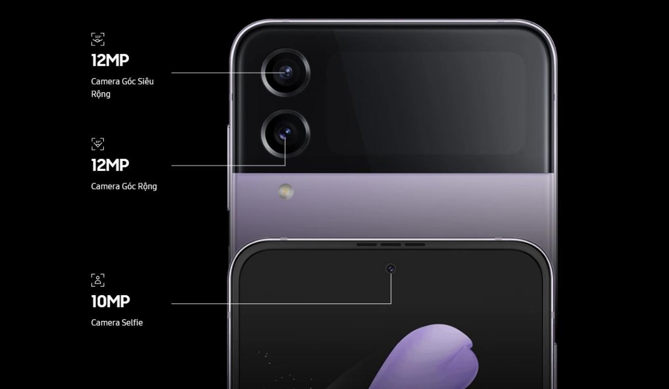 Điện thoại Samsung Galaxy Z Flip 4 camera chụp ảnh tốt