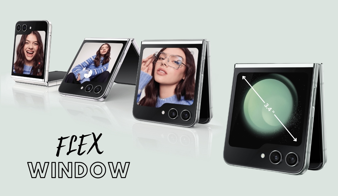 Điện thoại Samsung Galaxy Z Flip 5 5G - Màn hình ngoài đa năng Flex Window